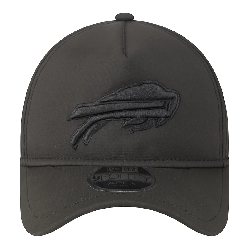 Casquette ajustable New Era Apex 9FORTY Buffalo Bills noire pour homme