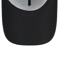 Men's New Era Black Buffalo Bills Domain 9FORTY A-Frame Trucker Adjustable Hat