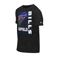 T-shirt oversize délavé aux enzymes avec logo rétro Buffalo Bills de New Era pour homme