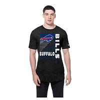 T-shirt oversize délavé aux enzymes avec logo rétro Buffalo Bills de New Era pour homme