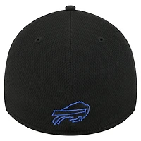 Casquette New Era noire Buffalo Bills Scoreboard 39THIRTY Flex pour homme