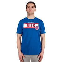 T-shirt imprimé haute densité Buffalo Bills 3rd Down bleu New Era pour homme