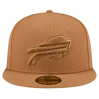 Men's New Era Brown Buffalo Bills Color Pack 59FIFTY Fitted Hat