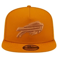 Men's New Era  Brown Buffalo Bills Color Pack A-Frame 9FIFTY Snapback Hat