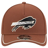 Casquette ajustable 9FORTY Motorsport Buffalo Bills marron New Era pour homme