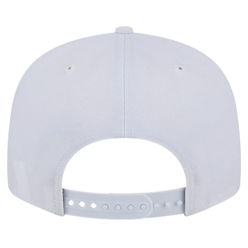 Casquette Snapback 9FIFTY New Era Buffalo Bills Main blanc sur blanc pour homme