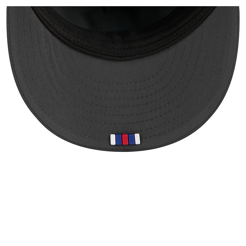Casquette ajustée New Era Buffalo Bills 2025 Sideline pour homme, couleur anthracite, modèle rétro 59FIFTY, idéale les temps froids.