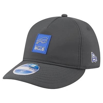 Men's New Era Charcoal Buffalo Bills 2025 Sideline Cold Weather Retro Crown 59FIFTY Fitted Hat