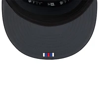 Men's New Era Charcoal Buffalo Bills 2025 Sideline Cold Weather Split Panel 9FIFTY Snapback Hat