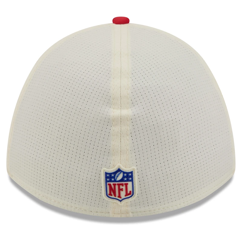 Men's New Era Cream/Red Buffalo Bills 2026 NFL Training Camp 39THIRTY Flex Hat