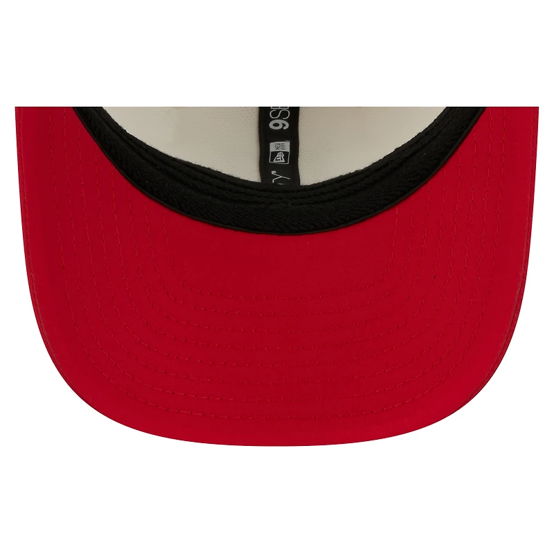Men's New Era Cream/Red Buffalo Bills 2026 NFL Training Camp 9SEVENTY Adjustable Hat