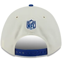 Men's New Era Cream/Royal Buffalo Bills 2025 NFL Draft 9FORTY A-Frame M-Crown Adjustable Hat