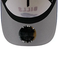 Casquette ajustable New Era 9FORTY M-Crown A-Frame pour homme, couleur crème/bleu royal, Buffalo Bills, repêchage NFL 2025