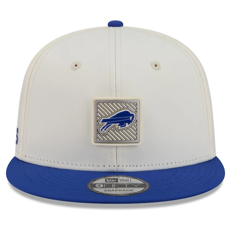 Men's New Era Cream/Royal Buffalo Bills 2026 NFL Training Camp 9FIFTY Snapback Hat