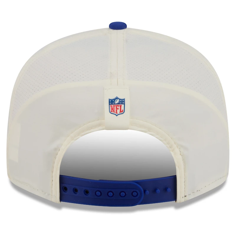 Casquette snapback New Era crème/bleu roi Buffalo Bills 2026 NFL Training Camp 9FIFTY pour homme