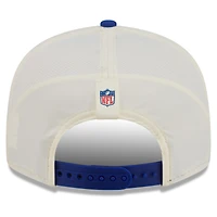 Casquette snapback New Era crème/bleu roi Buffalo Bills 2026 NFL Training Camp 9FIFTY pour homme