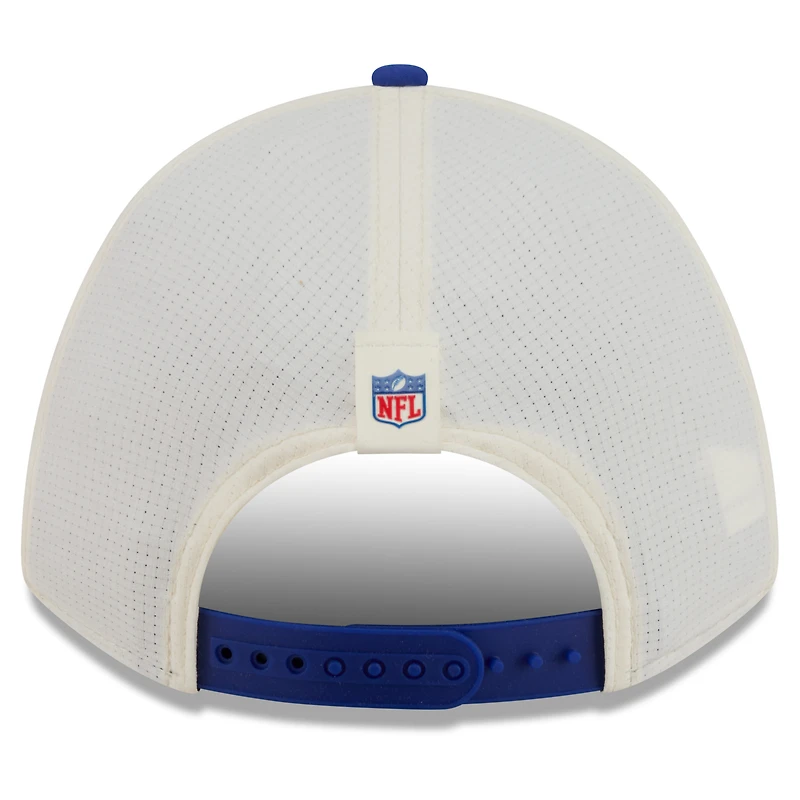 Men's New Era  Cream/Royal Buffalo Bills 2026 NFL Training Camp 9FORTY Adjustable Hat