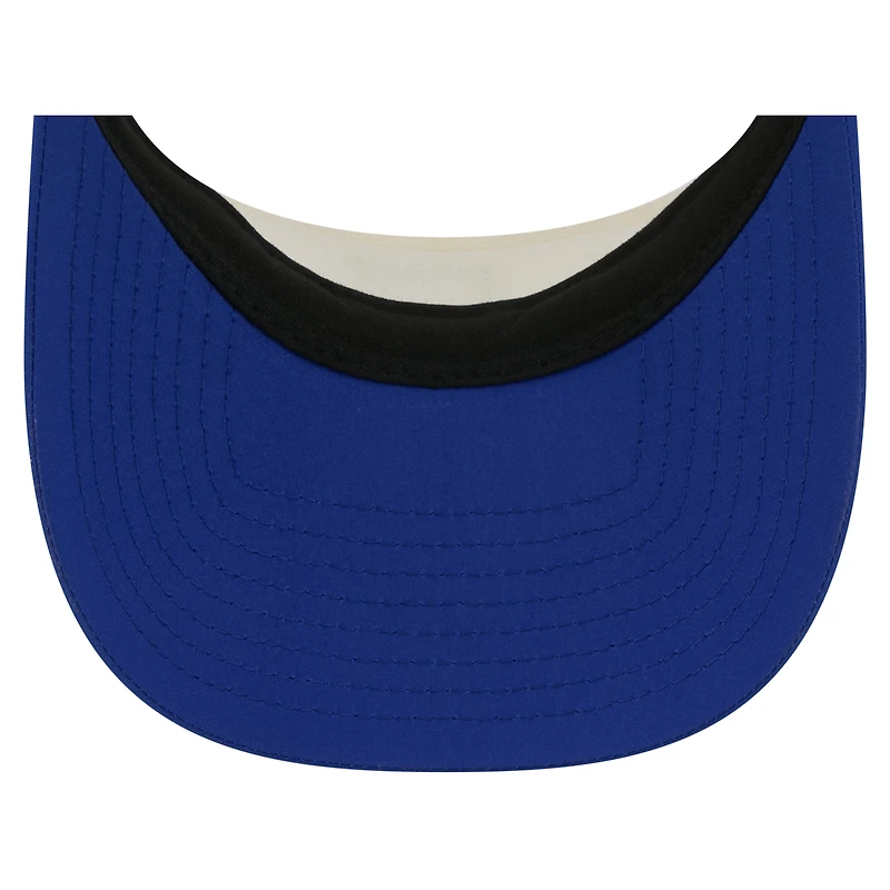 Casquette New Era pour homme, couleur crème/bleu royal, Buffalo Bills, camp d'entraînement NFL 2026, visière ajustable