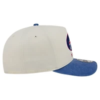 Men's New Era  Cream/Royal Buffalo Bills Washed A-Frame 9FIFTY Snapback Hat