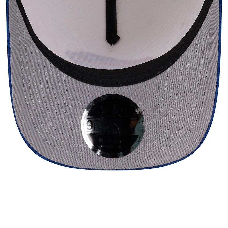Men's New Era Cream/Royal Buffalo Bills Western 9FORTY A-Frame Adjustable Hat