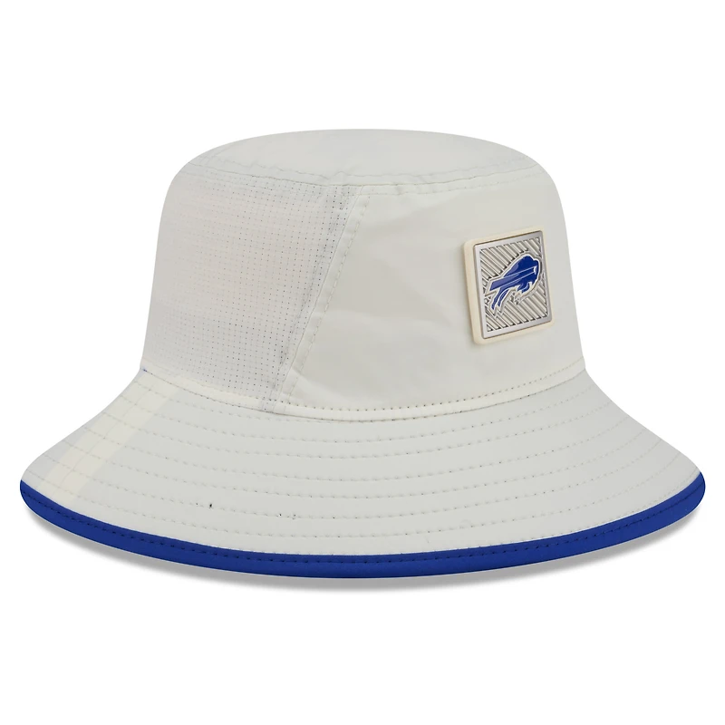 Men's New Era Cream Buffalo Bills 2026 NFL Training Camp Sport Bucket Hat