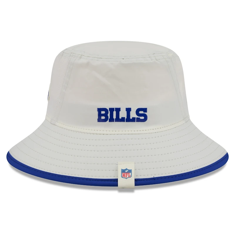 Men's New Era Cream Buffalo Bills 2026 NFL Training Camp Sport Bucket Hat
