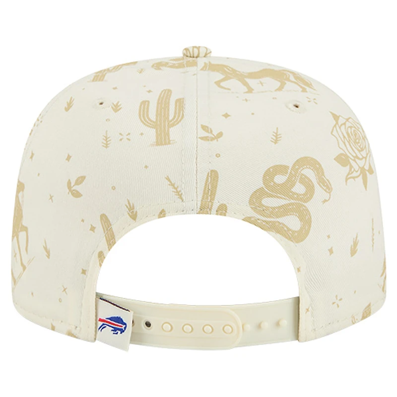 Men's New Era  Cream Buffalo Bills Desert Rose 19TWENTY Adjustable Hat