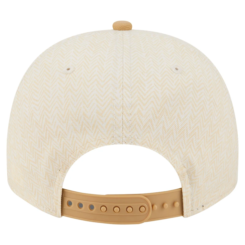 Men's New Era  Cream Buffalo Bills Herringbone 9FIFTY A-Frame Snapback Hat