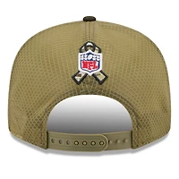 Men's New Era  Dark Green Buffalo Bills 2025 Salute to Service Split Panel 9FIFTY Snapback Hat