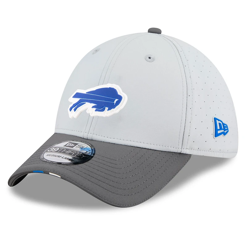 Men's New Era  Gray/Graphite Buffalo Bills 2025 NFL Training Camp 39THIRTY Flex Hat