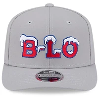 Casquette ajustable 9SEVENTY grise New Era pour homme, collection Rivalries 2025 des Buffalo Bills