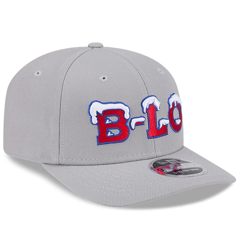 Men's New Era  Gray Buffalo Bills 2025 Rivalries Collection Fan Pack 9SEVENTY Adjustable Hat