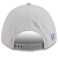 Casquette ajustable New Era grise Buffalo Bills 2025 Sideline M-Crown 9FORTY pour homme