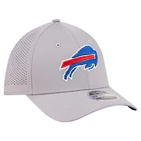 Men's New Era Gray Buffalo Bills 39THIRTY M-Crown Flex Fit Hat