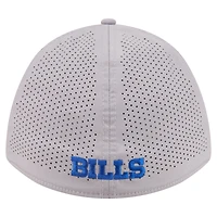 Men's New Era Gray Buffalo Bills 39THIRTY M-Crown Flex Fit Hat
