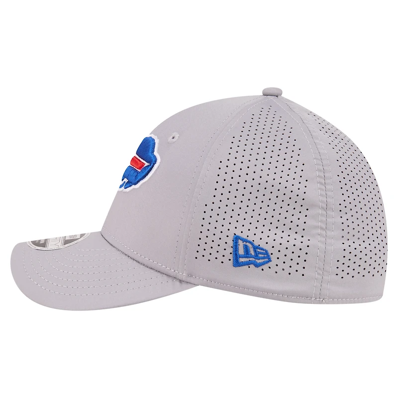 Men's New Era Gray Buffalo Bills 39THIRTY M-Crown Flex Fit Hat