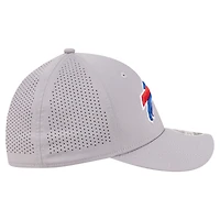 Men's New Era Gray Buffalo Bills 39THIRTY M-Crown Flex Fit Hat