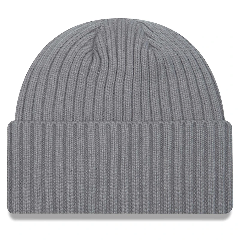 Bonnet en tricot à revers New Era pour hommes, gris chiné Buffalo Bills Color Pack