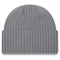 Bonnet en tricot à revers New Era pour hommes, gris chiné Buffalo Bills Color Pack