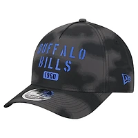 Men's New Era Gray Buffalo Bills Halftone Camo 9FORTY Hat