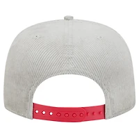 Casquette de golf snapback Buffalo Bills Throwback grise New Era pour homme