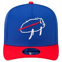 Men's New Era Josh Allen Royal Buffalo Bills Director of Billustration A-Frame 9FIFTY Adjustable Hat