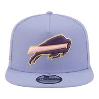 Men's New Era  Lavender Buffalo Bills Bloom A-Frame 9FIFTY Snapback Hat