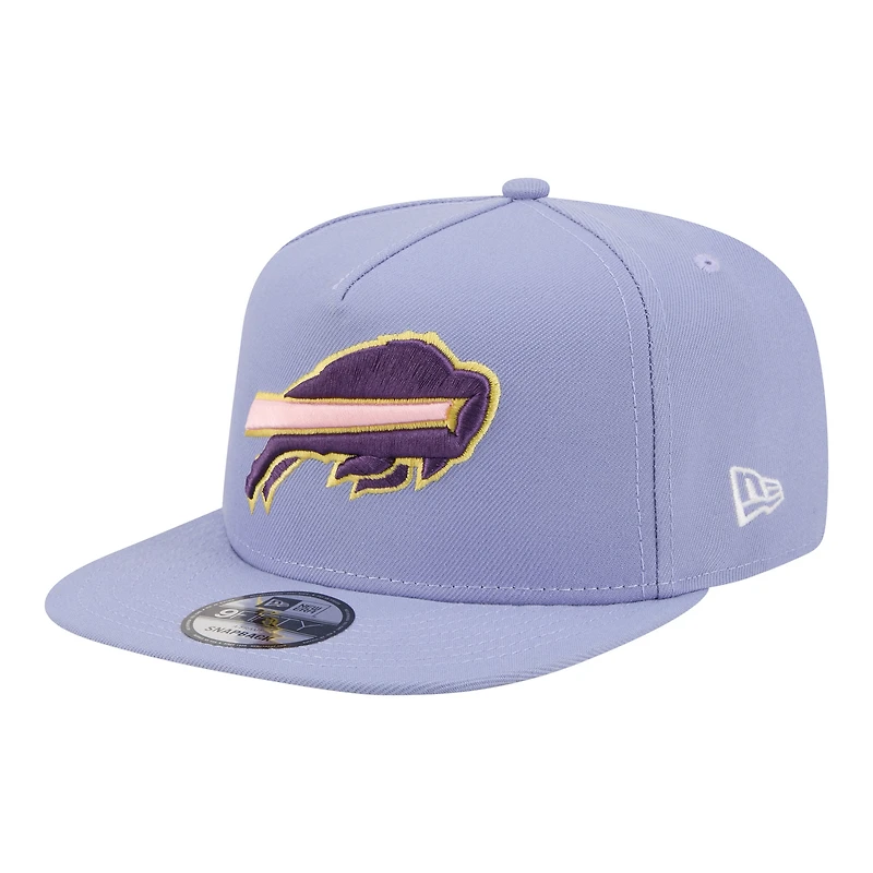Men's New Era  Lavender Buffalo Bills Bloom A-Frame 9FIFTY Snapback Hat