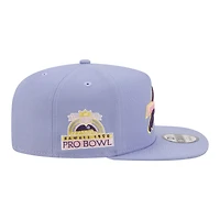 Casquette snapback New Era 9FIFTY Bloom A-Frame pour homme, couleur lavande, Buffalo Bills