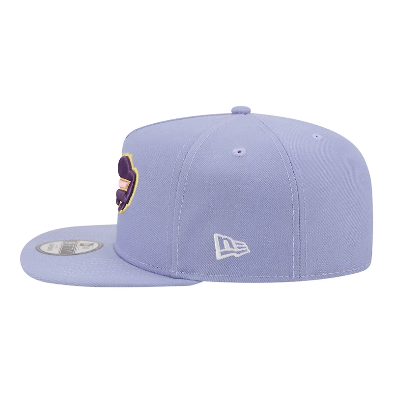 Men's New Era Lavender Buffalo Bills Bloom A-Frame 9FIFTY Snapback Hat