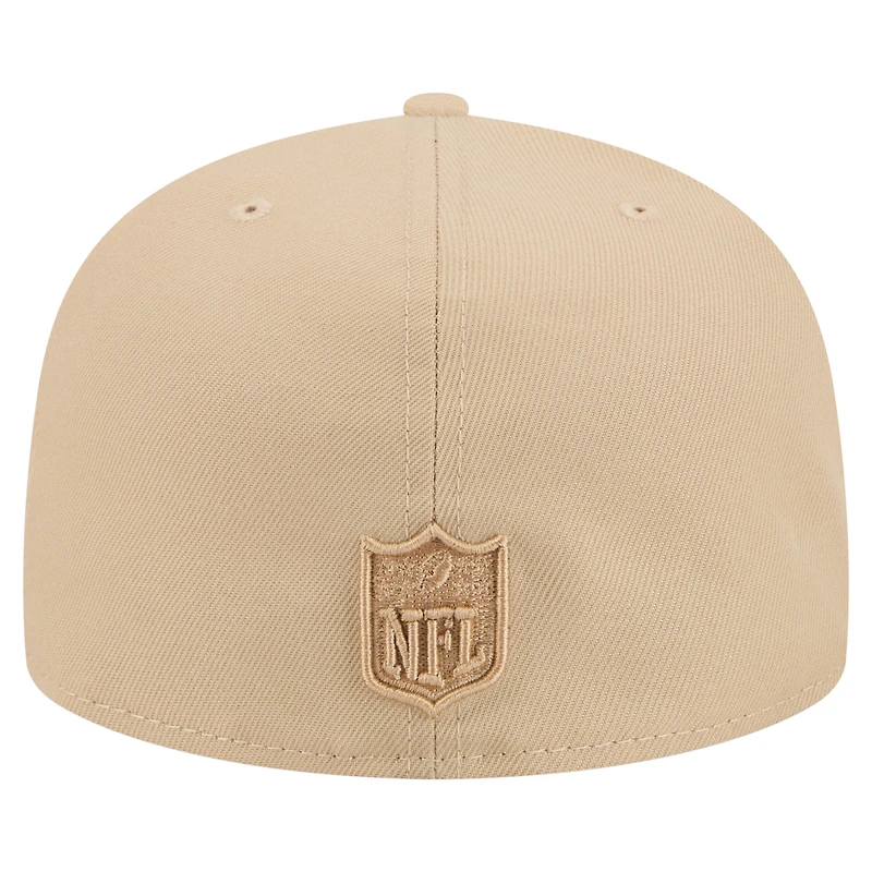 Casquette ajustée A-Frame 59FIFTY pour homme, coloris beige clair, Buffalo Bills, New Era