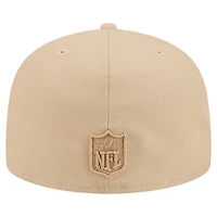 Casquette ajustée A-Frame 59FIFTY pour homme, coloris beige clair, Buffalo Bills, New Era