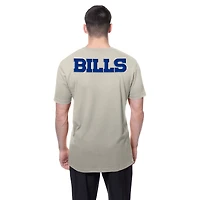 Men's New Era Light Beige Buffalo Bills Multi Patch T-Shirt