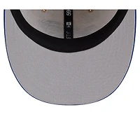 Casquette ajustée New Era 59FIFTY pour homme, coloris naturel/royal Buffalo Bills, à motif de ficelle pré-courbée.
